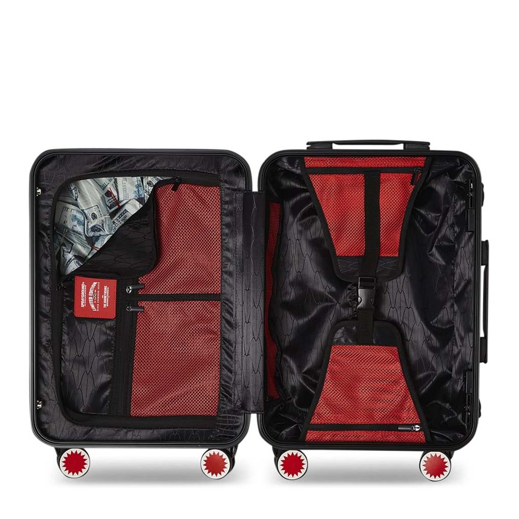 Sprayground Sharks In Paris Painted Hard Luggage